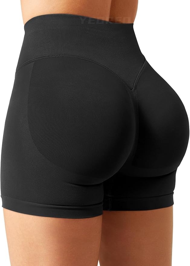 Women Workout Gym Impact Shorts Hidden Scrunch Butt Lifting 3.6"/4.5"/6" Seamless Shorts